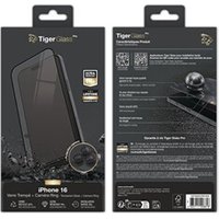 Pack Pro en verre trempé Transparent Camera Ring pour iPhone 16