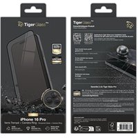 Pack Pro en verre trempé Transparent Camera Ring pour iPhone 16 Pro