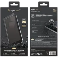 en verre trempé Pro Recyclé 9H Transparent pour Samsung Galaxy S24 et Samsung Galaxy S25