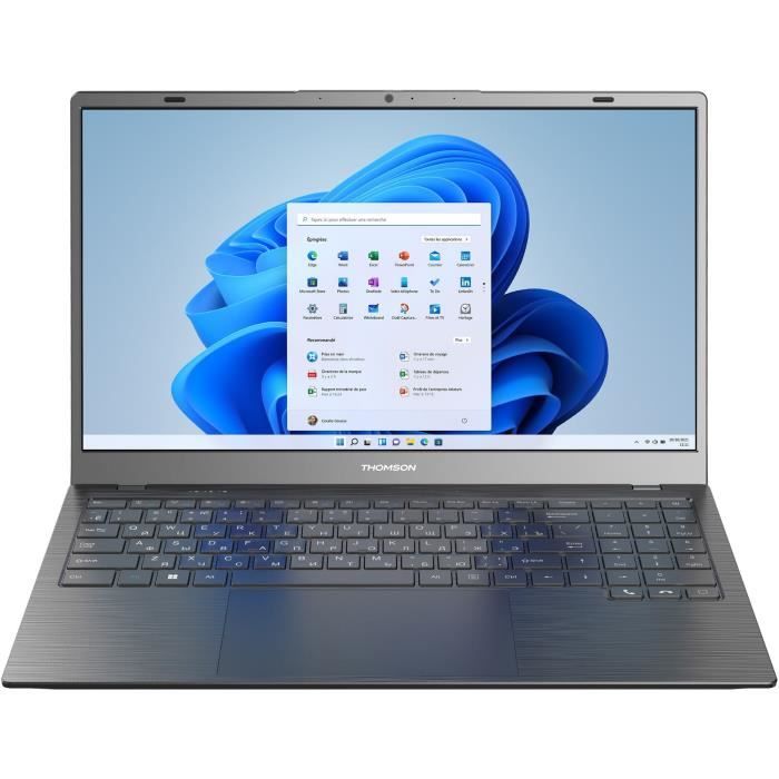 PC Portable Notebook THOMSON NEO15 156 FHD Core i3 10110U RAM 8 Go 256Go SSD Windows 11 Black AZERTY
