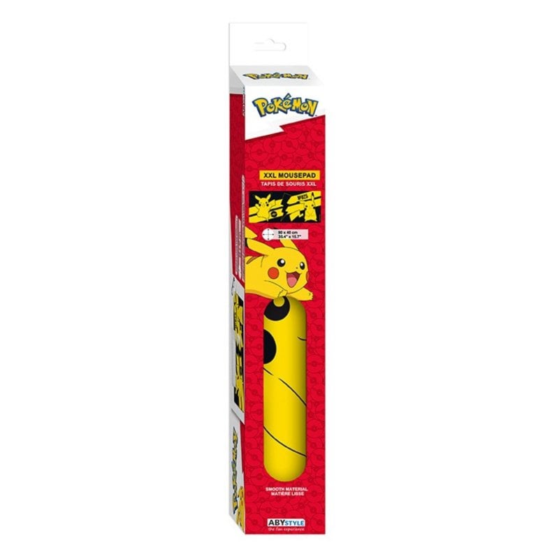 abystyle Tapis de souris ABYstyle Pokémon XXL 900 x 400 mm Black et Yellow