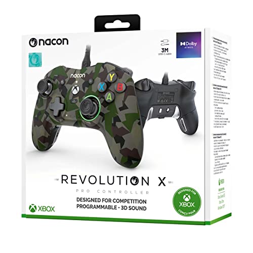 NACON Revolution X Pro Controller Forest Camo for Xbox Series X|S, Xbox One PC