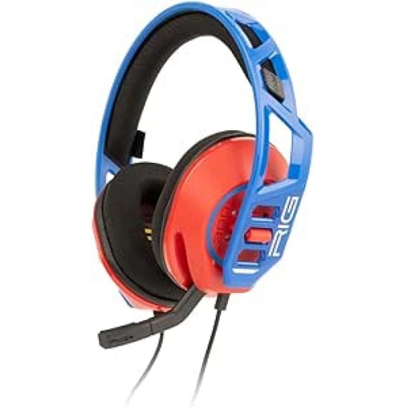 nacon Casque RIG 300 PRO HN filaire avec micro rétractable, grand confort, pour Nintendo Switch, Black