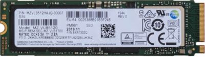 Disque dur SSD SAMSUNG SSD M.2 NVMe PCle 512Go