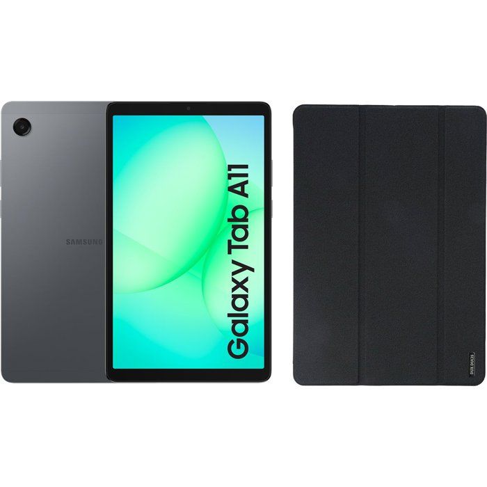 Tablette tactile Samsung Galaxy Tab A11 ecran 8 7 64 Go Grey Etui de protection - Version Francaise
