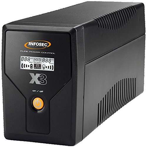 INFOSEC UPS SYSTEM INFOSEC X3 EX LCD USB 650 - onduleur - 650 VA