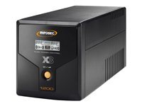 INFOSEC UPS SYSTEM INFOSEC X3 EX LCD USB 1200 - onduleur - 1200 VA