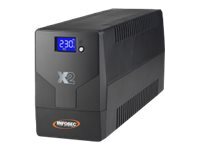 INFOSEC UPS SYSTEM INFOSEC X2 LCD Touch 1000 - onduleur - 1000 VA