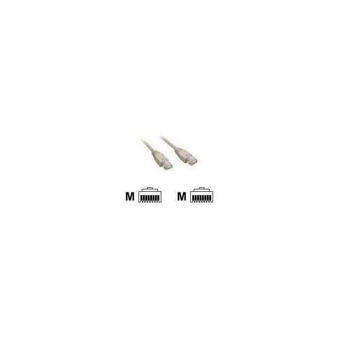 MCL Samar Cordon de brassage RJ45 CAT 5e U UTP 50cm Grey