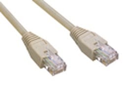 MCL Cordon de brassage - RJ45 CAT 5e U UTP - 10 m - Grey