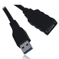 MCL Samar Câble USB-A 3.0 mâle femelle - 1m - Noir