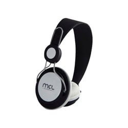 Casque stereo avec micro integre MCL CSQ M WNZ White Black
