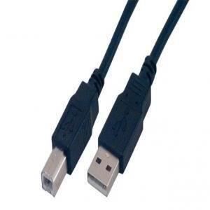 MCL Cable USB 2.0 type A B Male - 2 m - Black