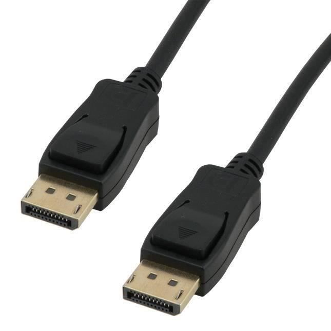 Cable DisplayPort - MCL - 1.1 - 2 m - Black - Verrouille
