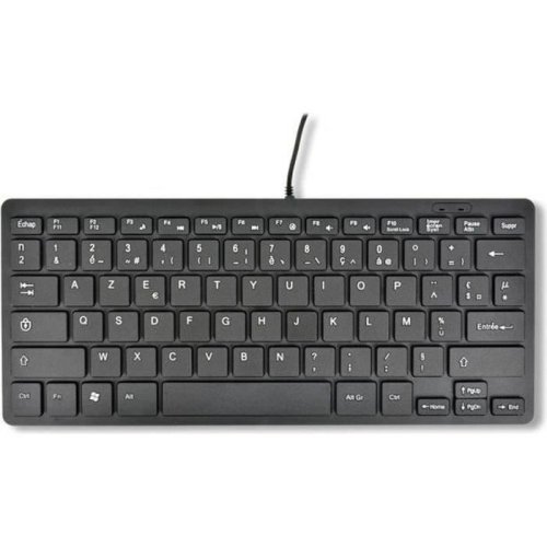 Clavier MCL - USB - AZERTY - Black - Filaire - 78 touches