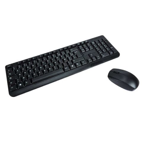 MCL Kit clavier et souris Sans fil Black
