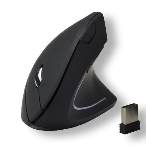 MCL SAMAR Souris SS-618DW N - Ergonomique - Pour droitiers -6 boutons - Sans fil - 2.4 GHz - Black