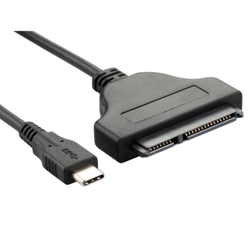 dlh Câble adaptateur USB-C à SATA III pour disque dur 2.5 SSD ou HDD DLH DY-TU4870