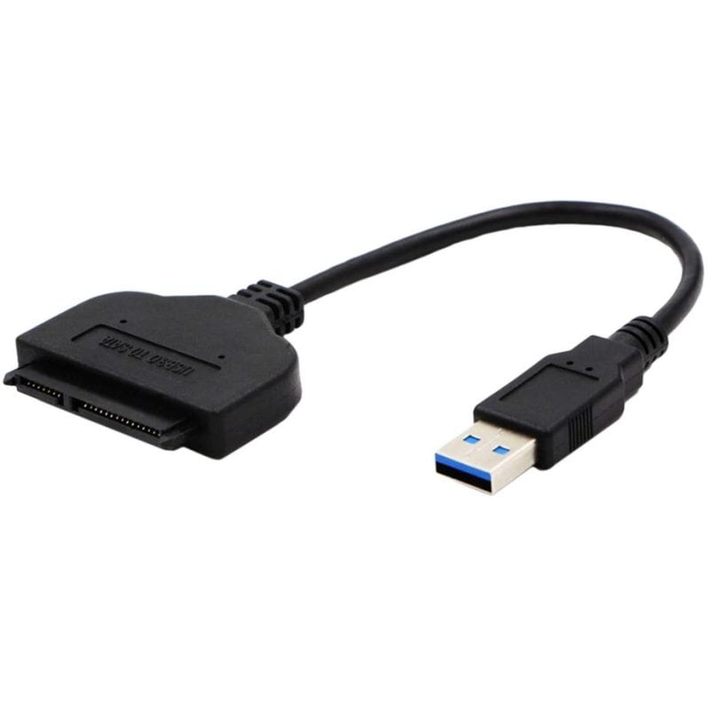 dlh Adaptateur de câble DLH DY-TU4960 USB-A vers SATA III 0,18 m Black