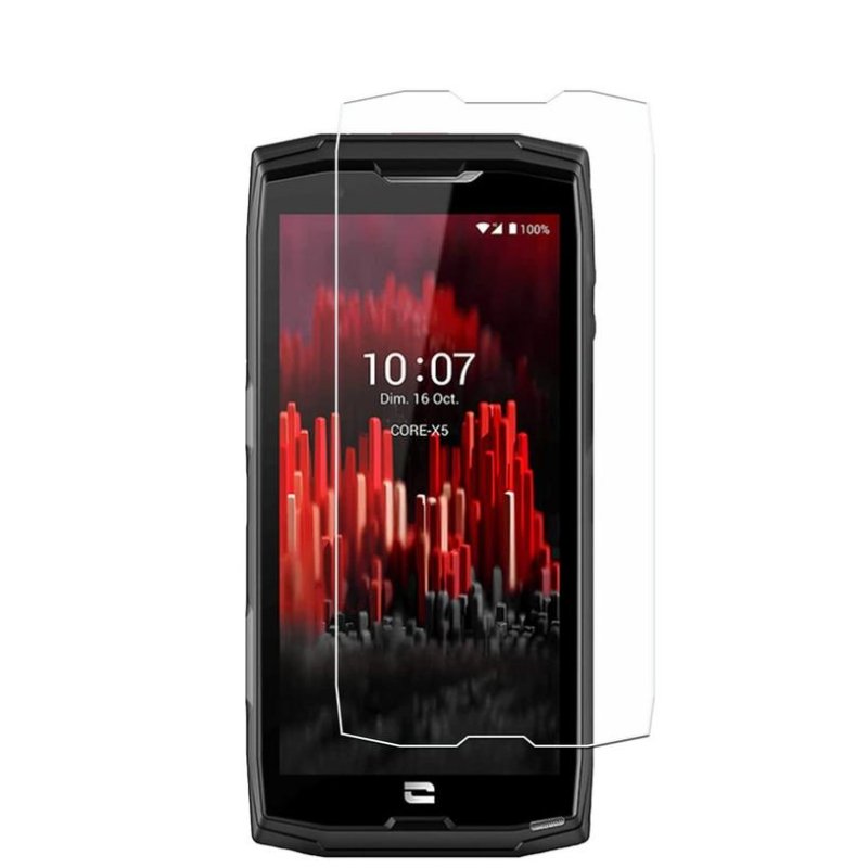 dlh Protector de écran en verre trempé DLH pour Crosscall Core X5 Transparent