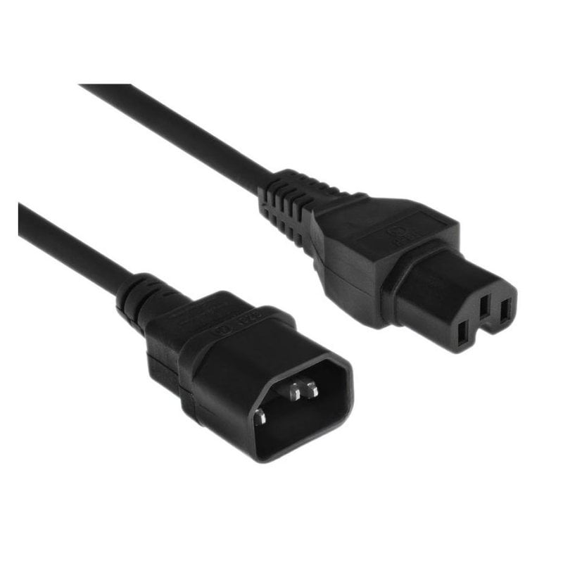 dlh Câble d'extension DLH DY-WU5134 1,8 m C14 à C15 Black