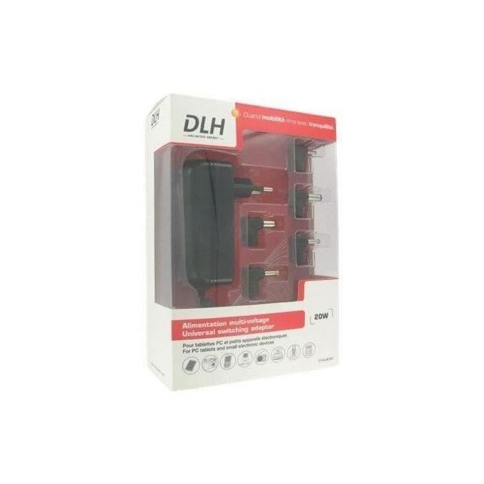 Adaptateur secteur - DLH - Energy - 20 V DC - 2.5 A - Pour Tablette Radio Telephone Routeur