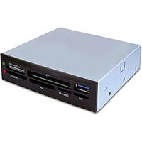 Connectland Lecteur Multicartes USB3.0 en façade 3.5''