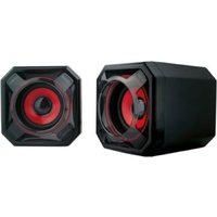 Haut parleur 2.0 Alpha Omega Players Habrok Red et Black