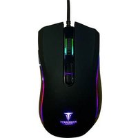 Berserker Gaming S2 Souris de gaming USB optique Black 7 Boutons 800 dpi 1600 dpi 2400 dpi 3200 dpi 4800 dpi 6400 dpi eclaire
