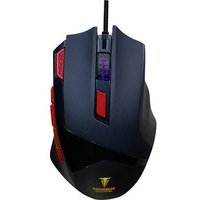 Berserker Gaming V1 Souris de gaming USB optique Black 9 Boutons 800 dpi 1600 dpi 2400 dpi 3200 dpi 4800 dpi 6400 dpi eclaire
