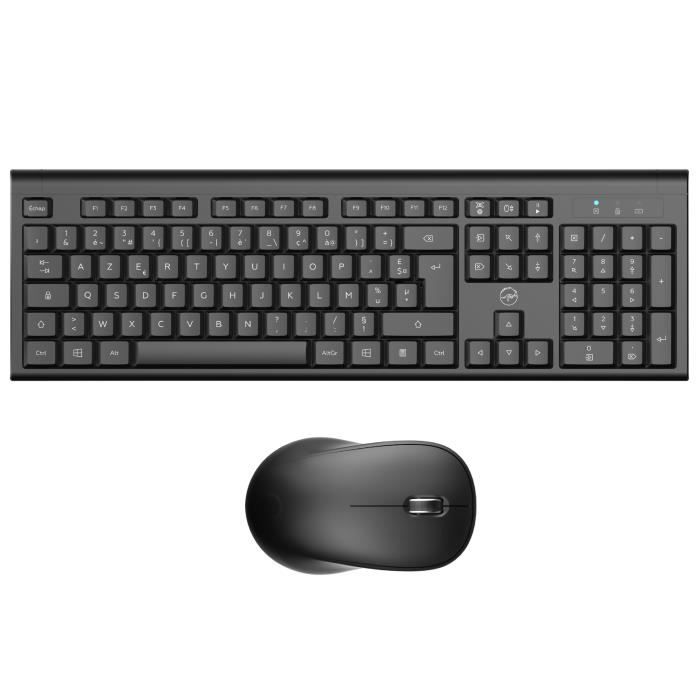 Ensemble clavier souris - MOBILITY LAB - Alpha - Ergonomique - Sans fil - Pave numerique integre