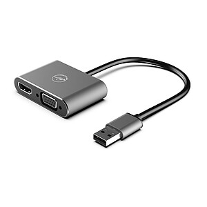 Mobility Lab Adaptateur USB A HDMI et VGA M F