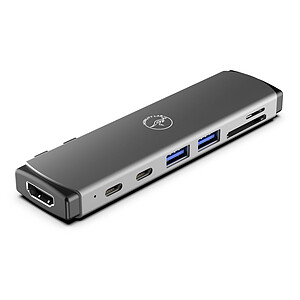 Mobility Lab Hub Adapter USB C 7 en 2 avec Power Delivery 100W