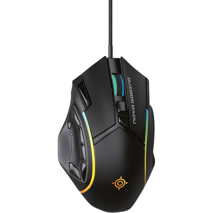 Souris gamer - Filaire - Nova Gaming - Virgo - LED RGB - Black