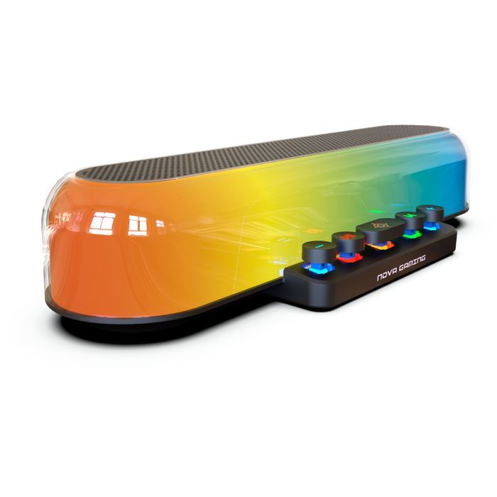 Barre de son gaming - NOVA GAMING - Ursae - LED RGB - Black