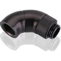 CONSTRUCTEUR Fitting arrondi rotatif 90° noir - 14mm