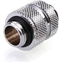 CONSTRUCTEUR Fitting Femelle Femelle télescopique droit argent