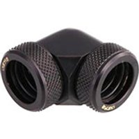 CONSTRUCTEUR Raccord tube rigide 90° noir - 14mm
