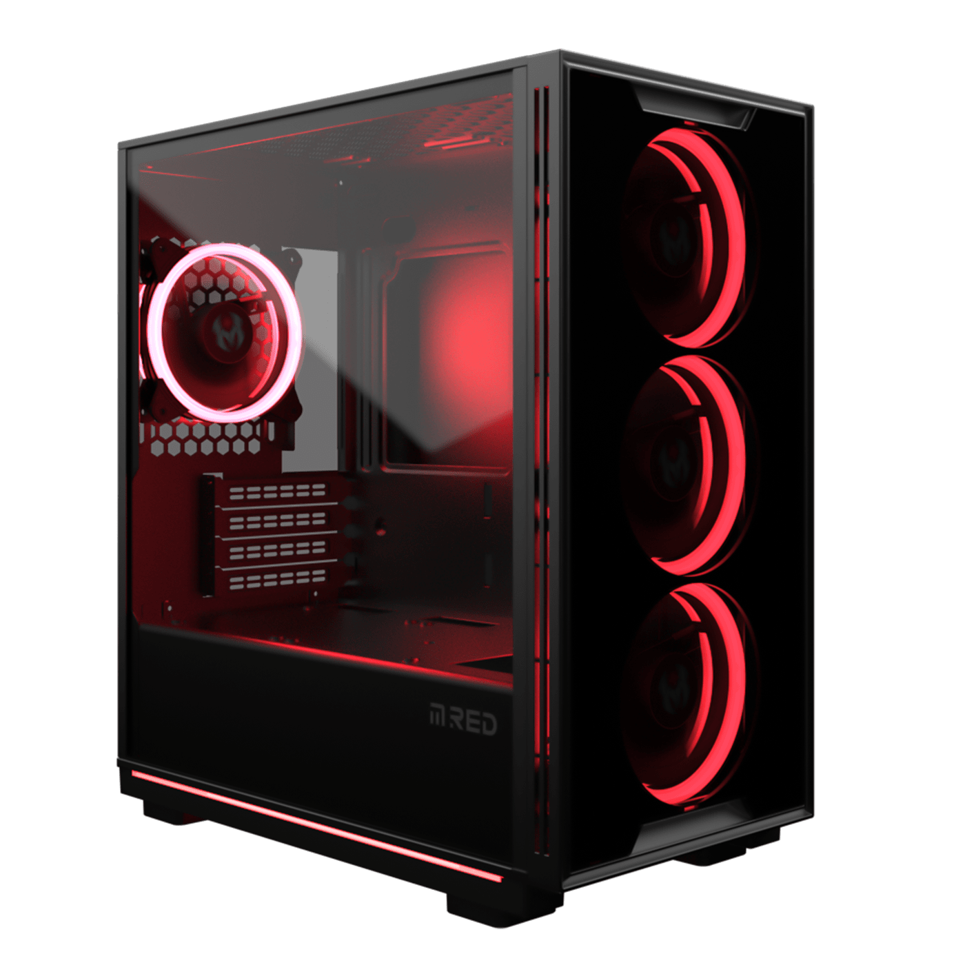 M RED MINI DESTROYER MT Sans Alim mATX
