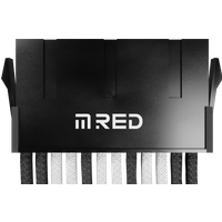 M RED Kit ext  7 CA�bles tressA�s Ultimate Blanc Noir
