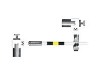 mobilis Câble antivol Mobilis 1,8 m clé acier White