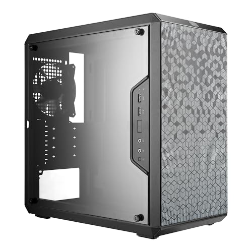 Cooler Master Q300L Verre trempé Boîtier PC, Noir, ATX