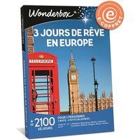 E-coffret Wonderbox 3 Jours de Reve en Europe