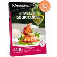 E-coffret Wonderbox Tables gourmandes