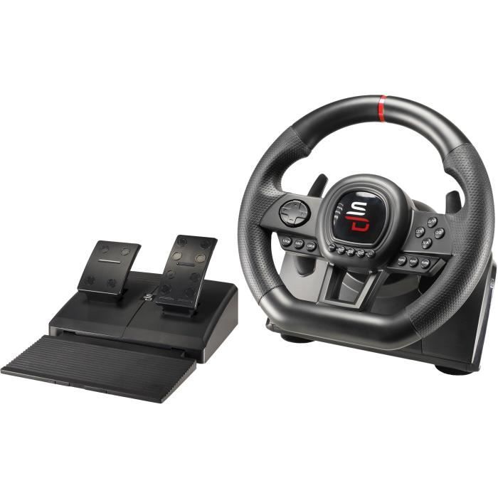 Volant de course - SUPERDRIVE - SV650 - Avec pedalier - Palettes - Vibrations - Multi-plateformes
