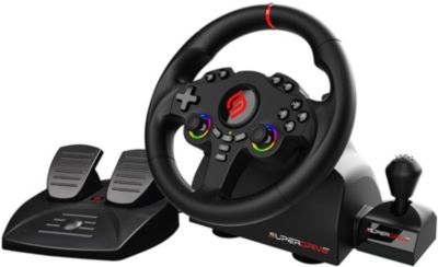 Volant gaming - SUBSONIC - Double joysticks LED levier - PS4 PC Switch Switch 2 Xbox One Xbox Series