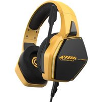 Casque Gaming Filaire Oniverse Nebula LED pour PS5 PS4 Switch Xbox PC Mac Yellow