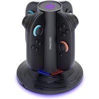 Support de charge 4 Joycons Oniverse Black pour Nintendo Switch 2