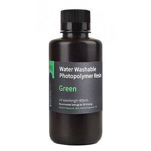 Elegoo Resine LCD Photopolymere lavable a l eau 500 g Green
