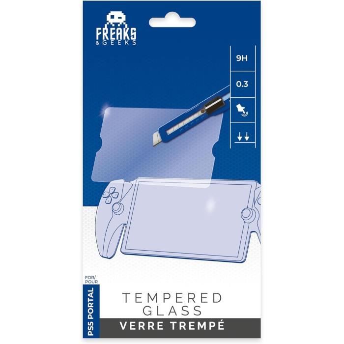 Verre trempe - FREAKS AND GEEK - PS5 Portal - Tres fin 03 mm - Anti rayure